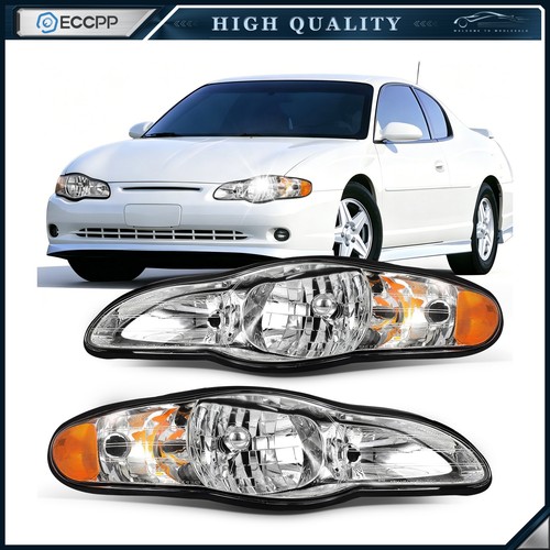 Pair chrome headlights - chrome,